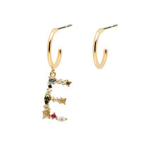 Load image into Gallery viewer, Letter E earrings