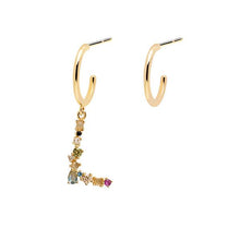 Load image into Gallery viewer, Letter L earrings