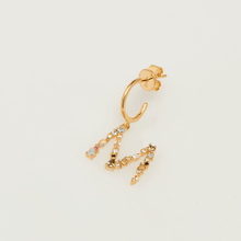 Load image into Gallery viewer, Letter M earrings