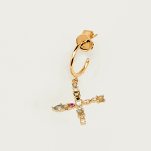 Load image into Gallery viewer, Letter X earrings