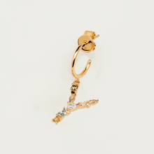Load image into Gallery viewer, Letter Y earrings