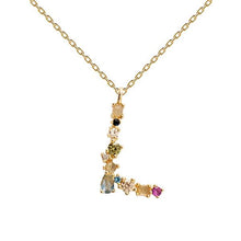 Load image into Gallery viewer, Letter L necklace