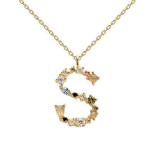 Load image into Gallery viewer, Letter S necklace