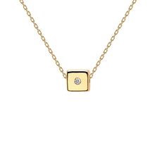 Load image into Gallery viewer, Dice Gold Necklace
