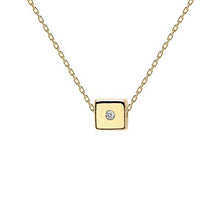 Load image into Gallery viewer, Dice Gold Necklace
