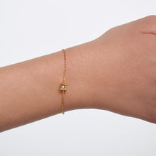 Load image into Gallery viewer, Dice Gold Bracelet
