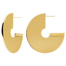 Load image into Gallery viewer, Wolfnoir gold earrings
