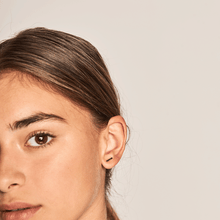 Load image into Gallery viewer, Black Kira gold earrings

