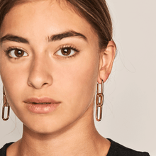 Load image into Gallery viewer, Muze gold earrings
