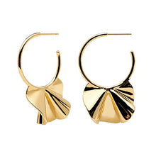 Load image into Gallery viewer, Enya gold earrings
