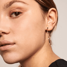 Load image into Gallery viewer, Indigo Gold Earrings
