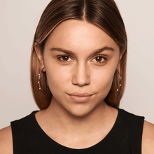 Load image into Gallery viewer, Indigo Gold Earrings
