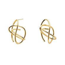 Load image into Gallery viewer, Esha gold earrings
