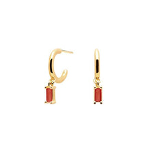 Load image into Gallery viewer, Cherry Alia gold Earrings
