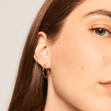 Load image into Gallery viewer, Medium Hoops Gold
