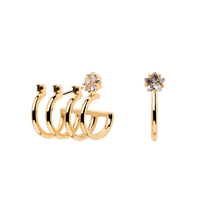 Load image into Gallery viewer, Andromeda Gold Earrings
