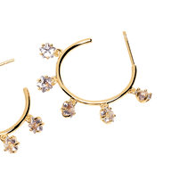 Load image into Gallery viewer, Halley Gold Earrings
