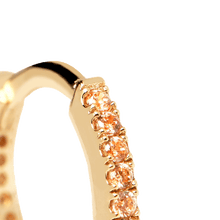 Load image into Gallery viewer, Champagne Mini Hoops Gold
