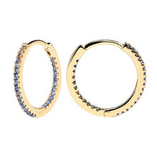 Load image into Gallery viewer, Celeste Medium Hoops Gold
