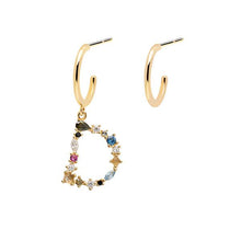 Load image into Gallery viewer, Letter D earrings
