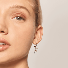 Load image into Gallery viewer, Letter F earrings

