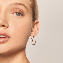 Load image into Gallery viewer, Letter U earrings
