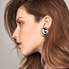 Load image into Gallery viewer, Dana rose gold earrings
