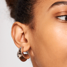 Load image into Gallery viewer, Eclipse Silver Earrings
