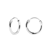 Load image into Gallery viewer, Mini Hoops Silver
