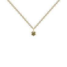 Load image into Gallery viewer, Olive Solitary Necklace Gold
