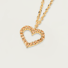 Load image into Gallery viewer, Champagne Heart Necklace Gold
