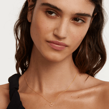 Load image into Gallery viewer, Champagne Heart Necklace Gold
