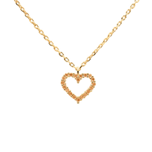 Load image into Gallery viewer, Champagne Heart Necklace Gold

