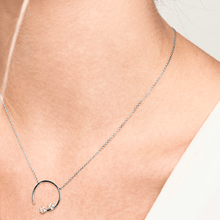 Load image into Gallery viewer, Vela silver necklace
