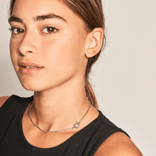 Load image into Gallery viewer, Mirage silver necklace
