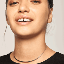 Load image into Gallery viewer, Alpha Silver Necklace
