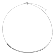 Load image into Gallery viewer, Alpha Silver Necklace
