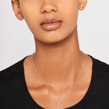 Load image into Gallery viewer, Asana silver necklace
