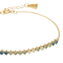 Load image into Gallery viewer, Azure Gold Bracelet
