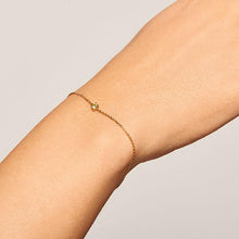 Load image into Gallery viewer, Olive Solitary Bracelet Gold
