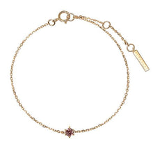 Load image into Gallery viewer, Lavender Solitary Bracelet Gold
