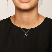 Load image into Gallery viewer, Letter P necklace
