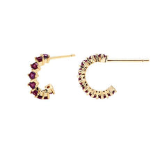 Load image into Gallery viewer, Violet Bird earrings
